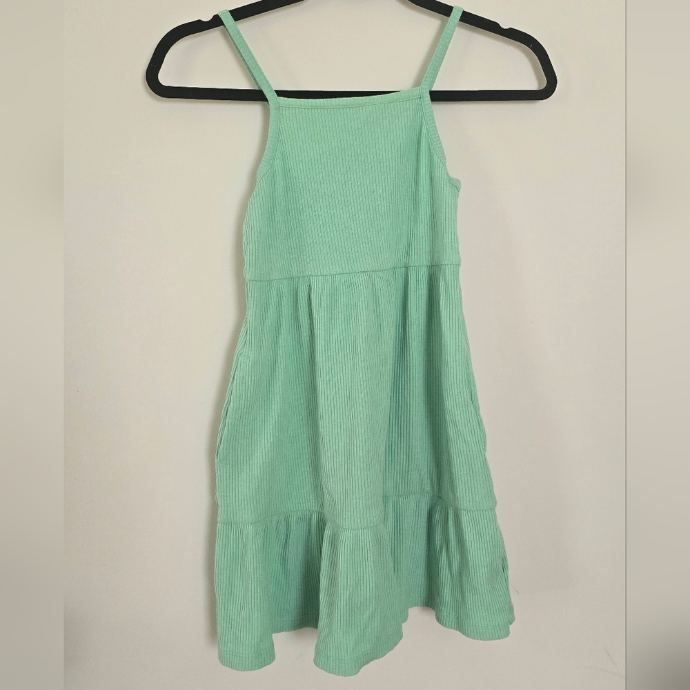Old Navy Mint Green Ribbed Sundress for Girls